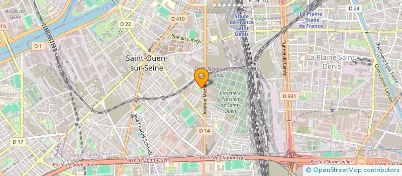 localisation de l'entreprise SOFALIA à SAINT-OUEN-SUR-SEINE