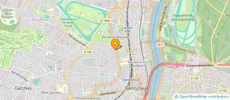 localisation de l'entreprise SOFAM à SAINT-CLOUD