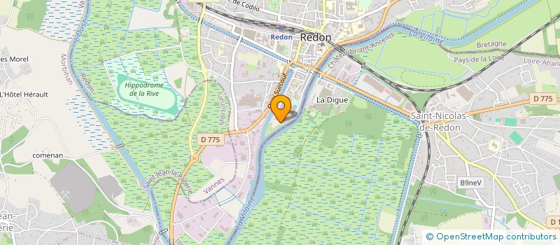 localisation de l'entreprise SOFAMAG à REDON