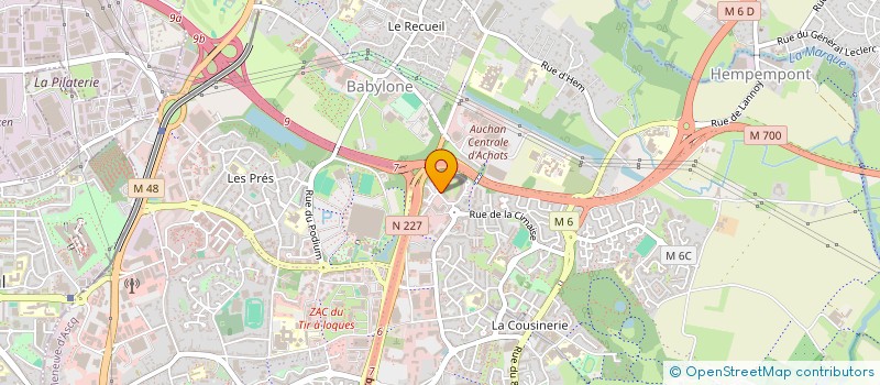 localisation de l'entreprise SOFAMED SA à VILLENEUVE-D'ASCQ