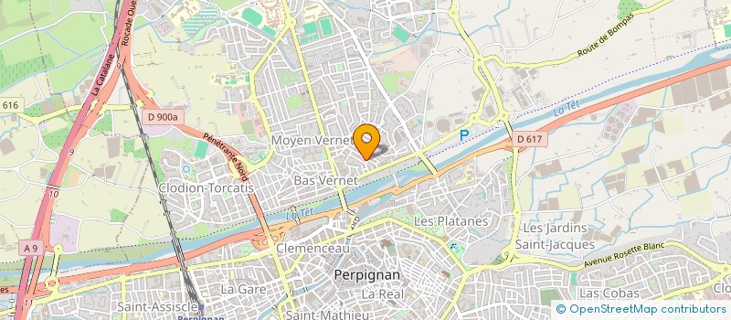 localisation de l'entreprise SOFAMY à PERPIGNAN