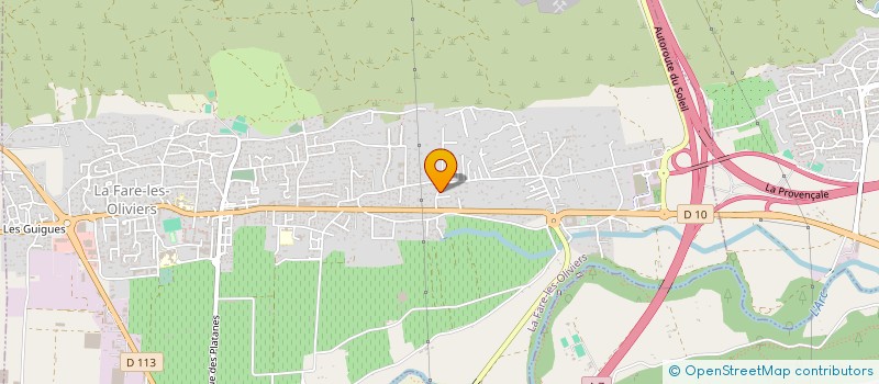 localisation de l'entreprise SOFAMYT  LA FARE-LES-OLIVIERS