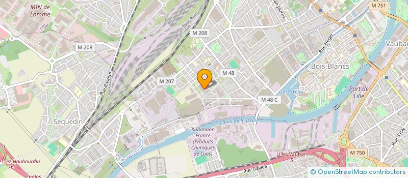 localisation de l'entreprise SOFANEM SA à LILLE