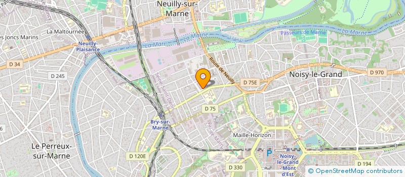 localisation de l'entreprise SOFANN à NOISY-LE-GRAND