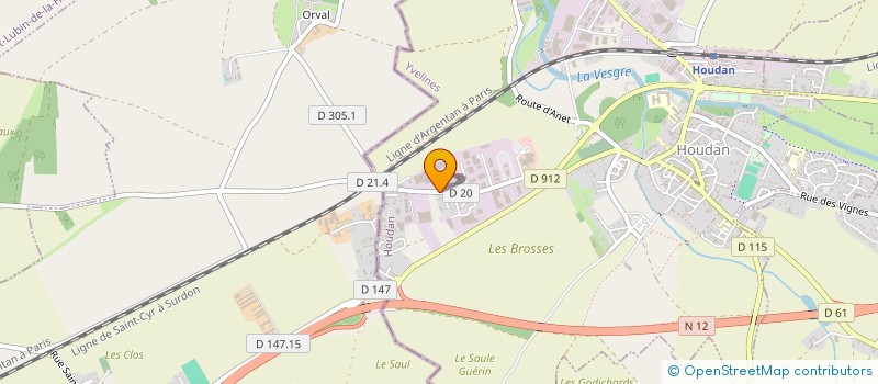 localisation de l'entreprise SOFAP EUROPE à HOUDAN
