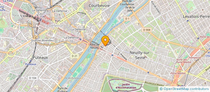 localisation de l'entreprise SOFAP HELVIM ILE DE FRANCE à NEUILLY-SUR-SEINE