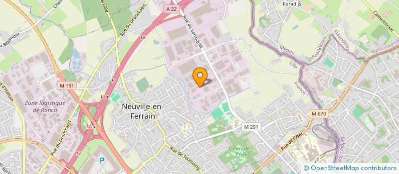 localisation de l'entreprise SOFAPAINT à NEUVILLE-EN-FERRAIN