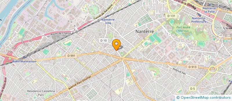 localisation de l'entreprise SOFAPEC à NANTERRE