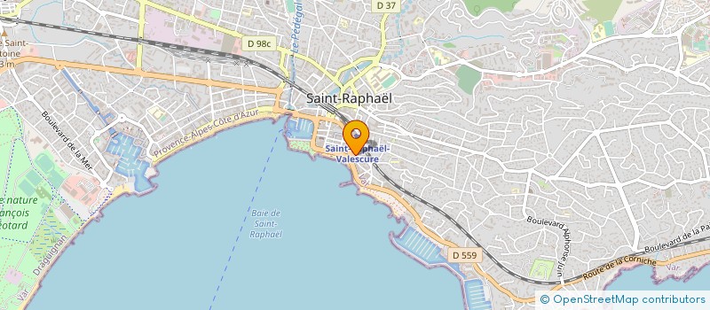 localisation de l'entreprise SOFAR à SAINT-RAPHAEL