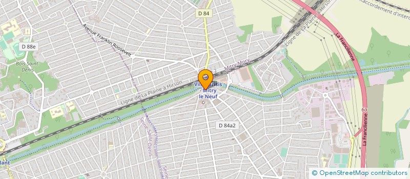 localisation de l'entreprise SOFARDO à VILLEPARISIS