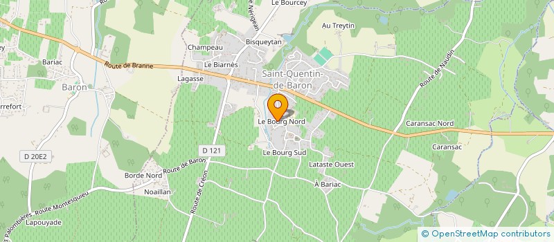 localisation de l'entreprise SOFART CREATION  SAINT-QUENTIN-DE-BARON