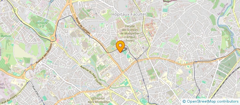 localisation de l'entreprise SOFAS - T à MONTPELLIER