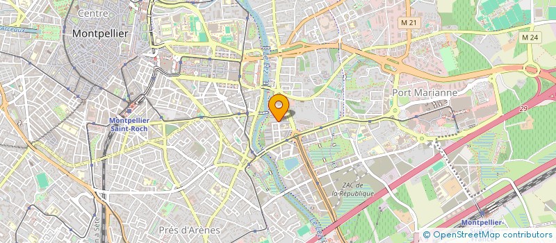 localisation de l'entreprise SOFASSO à MONTPELLIER