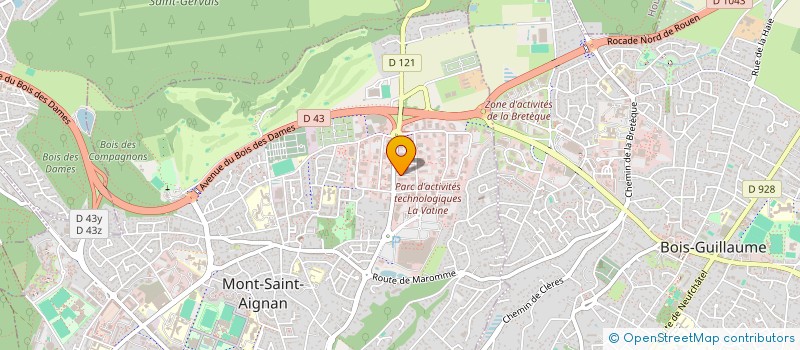 localisation de l'entreprise SOFASTYLE à MONT-SAINT-AIGNAN