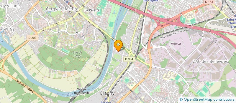 localisation de l'entreprise SOFAXEL  ERAGNY