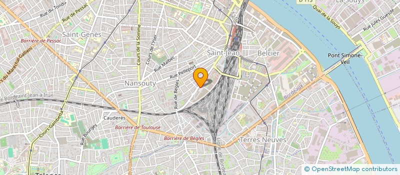 localisation de l'entreprise SOFCOD ENGINEERING à BORDEAUX