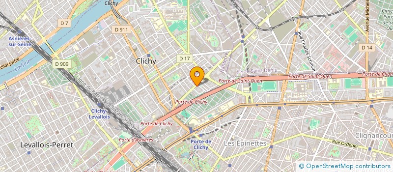 localisation de l'entreprise SOFDIS à CLICHY