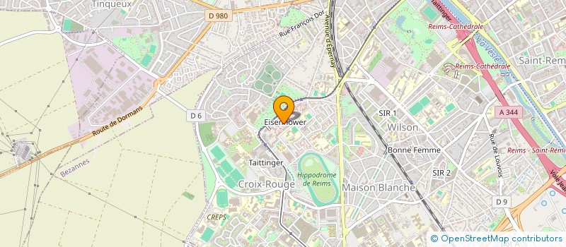 localisation de l'entreprise SOFE - SOLIDARITE FRANCO-ETRANGERE  REIMS