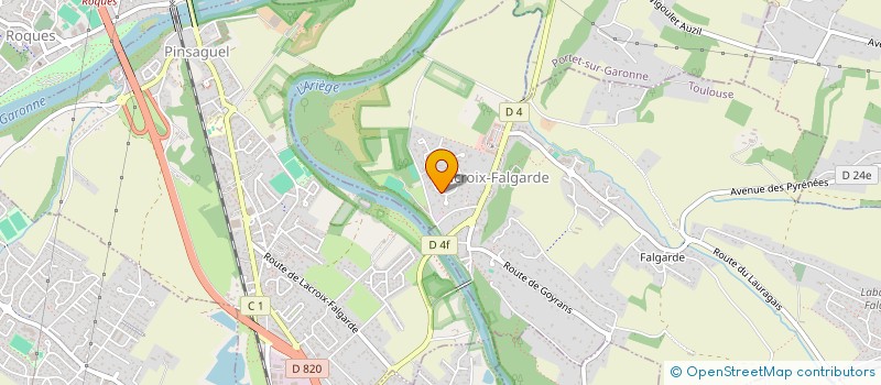 localisation de l'entreprise SOFEA  LACROIX-FALGARDE