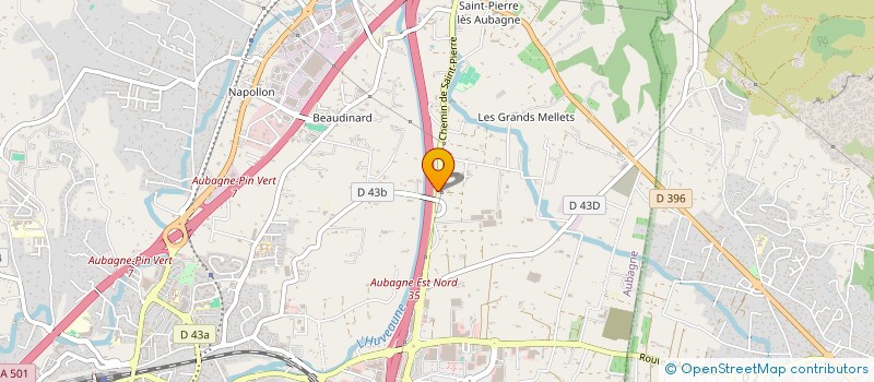 localisation de l'entreprise SOFEB BRONTE CEDRIC  AUBAGNE