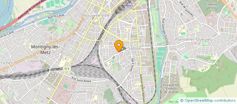 localisation de l'entreprise SOFECAR à METZ