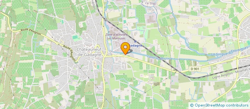 localisation de l'entreprise SOFEMA à CHATEAUNEUF-DE-GADAGNE