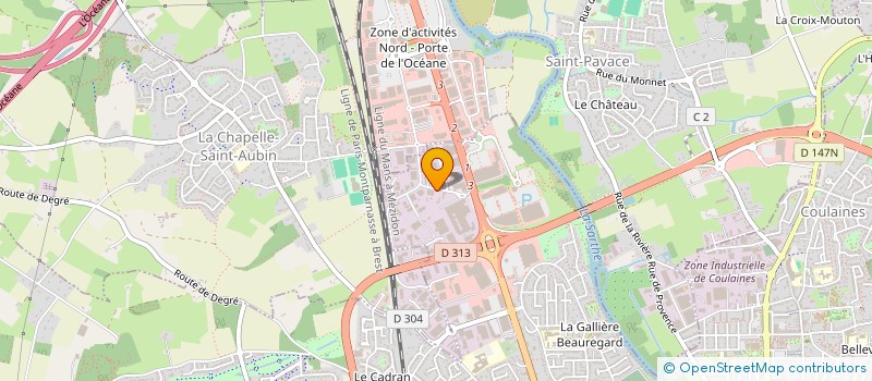 localisation de l'entreprise SOFEMA I.D.F. à LE MANS