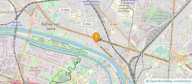 localisation de l'entreprise SOFEMO à EPINAY-SUR-SEINE