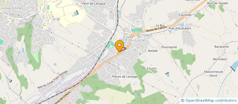 localisation de l'entreprise SOFEMPA SARL à PONT-DU-CASSE