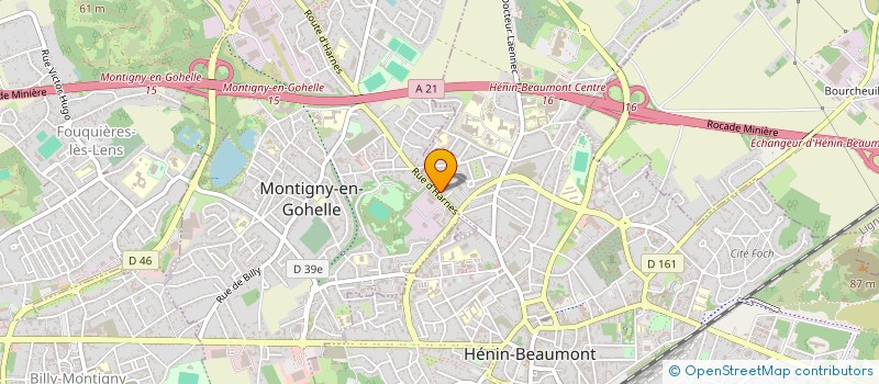 localisation de l'entreprise SOFENOR à HENIN-BEAUMONT