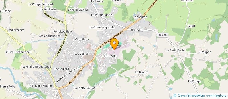 localisation de l'entreprise SOFER à ROCHECHOUART