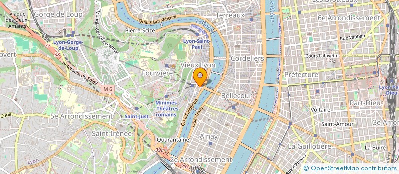 localisation de l'entreprise SOFER  LYON