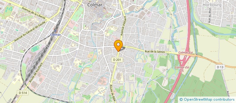 localisation de l'entreprise SOFERIC  COLMAR