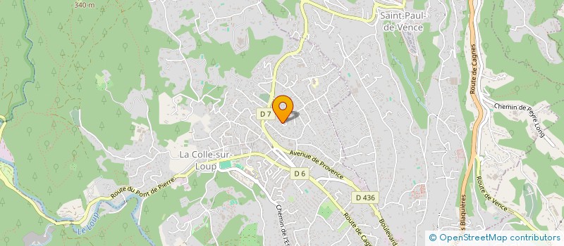 localisation de l'entreprise SOFERIC  LA COLLE-SUR-LOUP