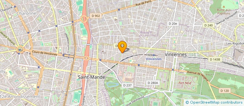 localisation de l'entreprise SOFERL à VINCENNES