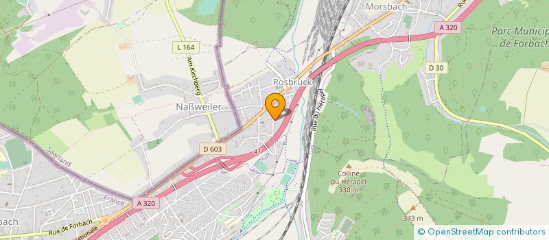 localisation de l'entreprise SOFERLOR SA  BENING-LES-SAINT-AVOLD