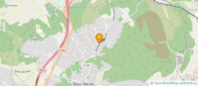 localisation de l'entreprise SOFERM à BOUC-BEL-AIR