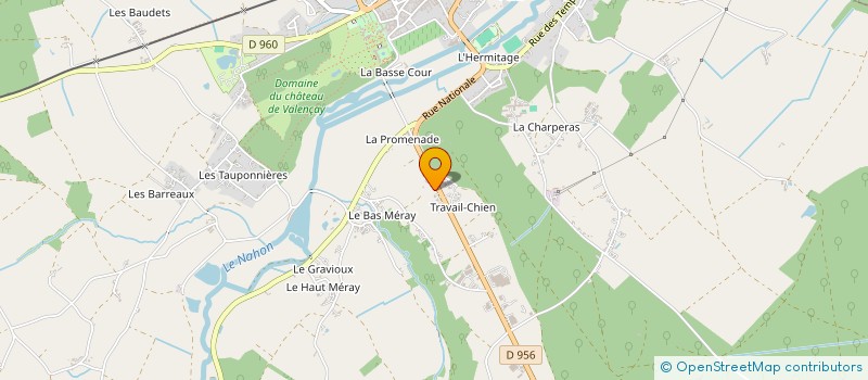 localisation de l'entreprise SOFEVAL VALENCAY à VALENCAY
