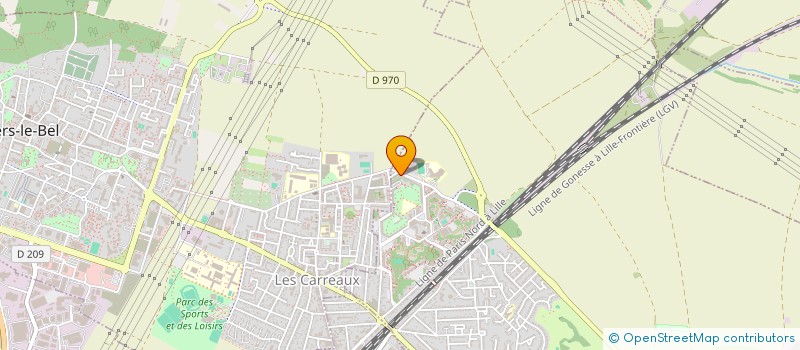 localisation de l'entreprise SOFFELEC à GONESSE