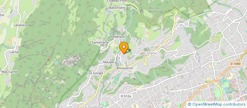 localisation de l'entreprise SOFFI 24  CORENC