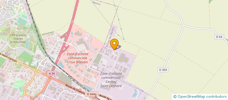 localisation de l'entreprise SOFFI MARNE AMENAGEMENT - EGDI à CERNAY-LES-REIMS