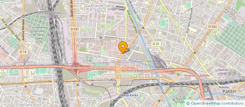 localisation de l'entreprise SOFFIAC à AUBERVILLIERS