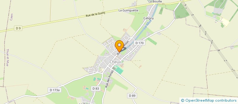 localisation de l'entreprise SOFFIMO à THUE ET MUE