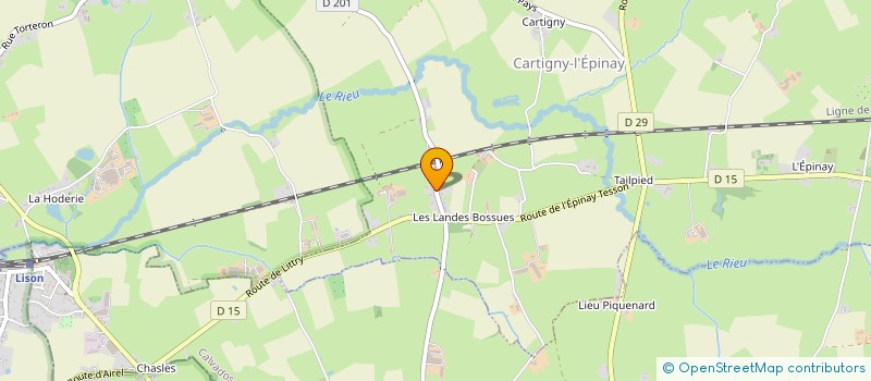 localisation de l'entreprise SOFFRE  CARTIGNY-L EPINAY