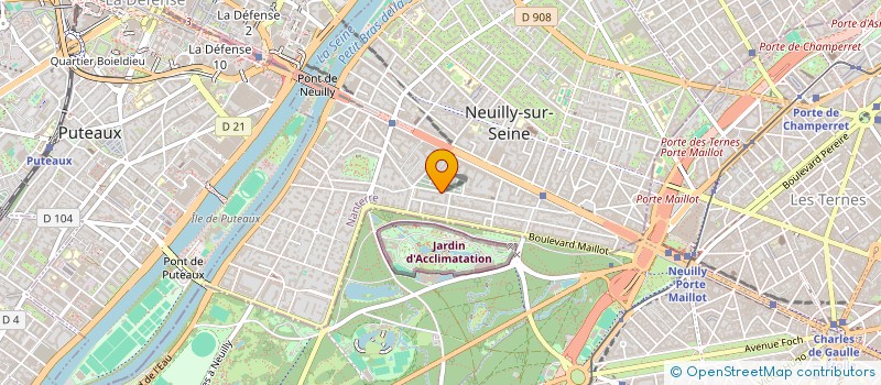 localisation de l'entreprise SOFI à NEUILLY-SUR-SEINE