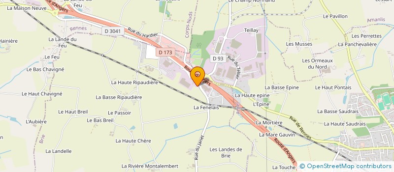 localisation de l'entreprise SOFI AGRI à BRIE