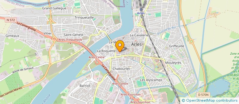 localisation de l'entreprise SOFI PIERRE  ARLES