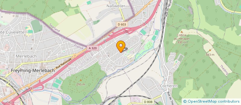 localisation de l'entreprise SOFI22  COCHEREN