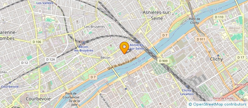localisation de l'entreprise SOFIA à COURBEVOIE