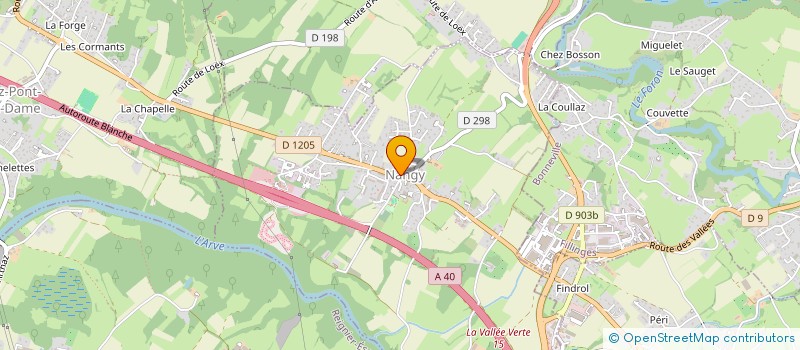 localisation de l'entreprise SOFIA à NANGY